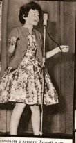 February 1960 – This is the very first “on the road” tour of a still unknown and very young Rita Pavone.